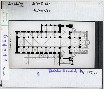 Vorschaubild Arnsburg: Abteikirche, Grundriss 